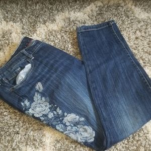 Torrid Skinny - Floral Cross Stitch